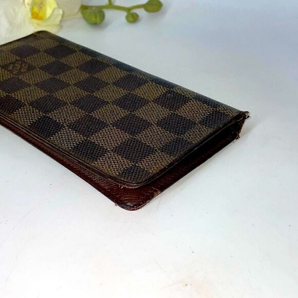 AUTHENTIC Louis Vuitton Damier Ebene Brazza Wallet - Picture 5 of 14